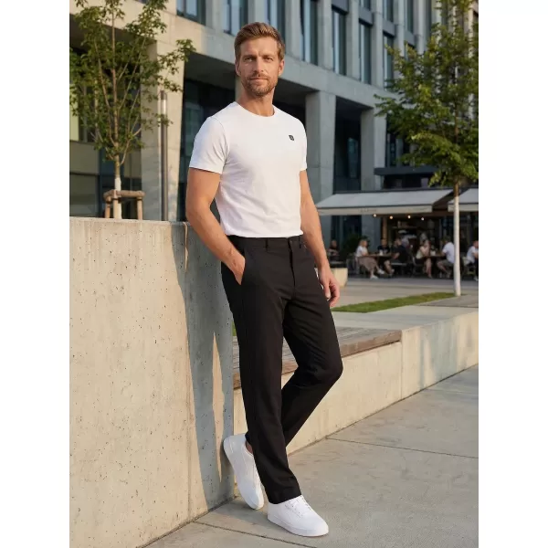  Moške hlače ALTISPORT ATS TROUSER SLIM-FIT ČRNA 