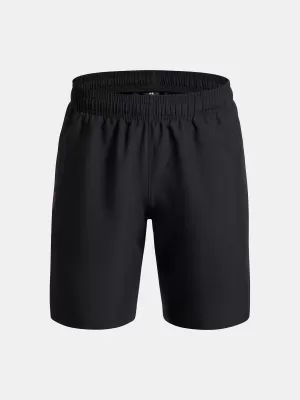 Fantovske kratke hlače UNDER ARMOUR UA TECH WOVEN WORDMARK SHORT 1383341-007 ČRNA