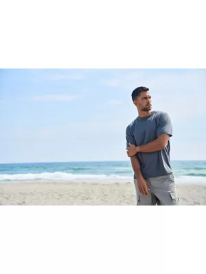 Moška majica s kratkimi rokavi TEE JAYS | TJ 1160 OCEANSKO MODRA