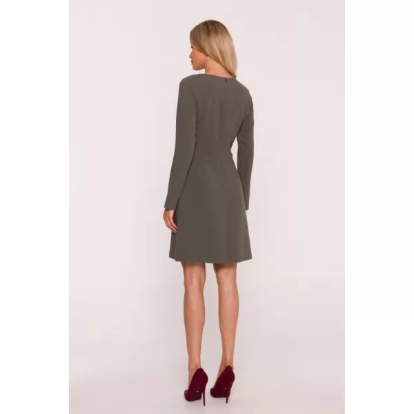  Obleka STYLOVE S419 KAKI 