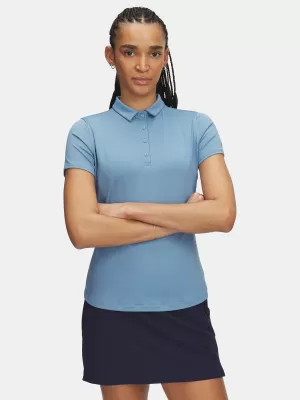 Ženska majica s kratkimi rokavi UNDER ARMOUR UA PLAYOFF SS POLO 1383612-418 MODRA