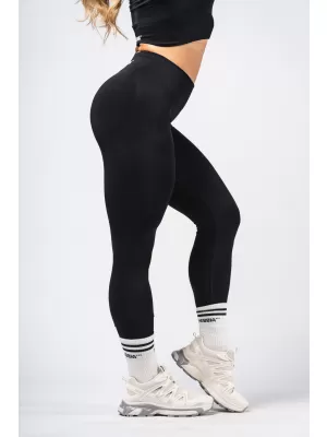 Oblikujoče brezšivne maksimalne push-up pajkice FLOW SEAMLESS 497 BLACK Nebbia