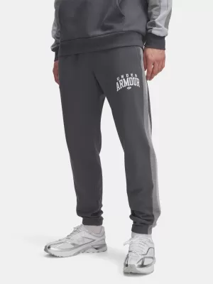 Moške športne hlače UNDER ARMOUR UA RIVAL FLC CB PANTS 6003954-025 SIVA