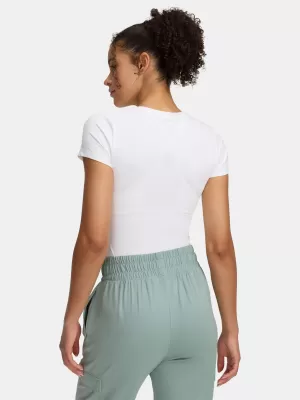 Ženska majica s kratkimi rokavi UNDER ARMOUR MERIDIAN CORE SS 6000341-100 BELA