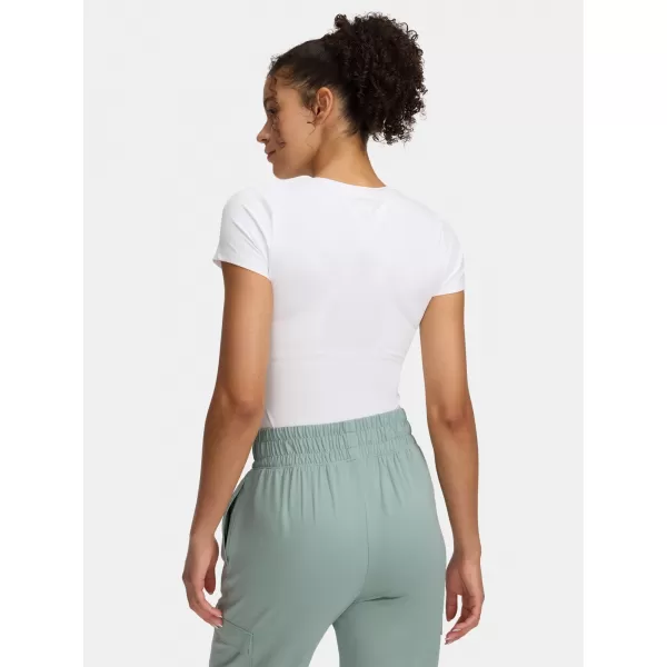  Ženska majica s kratkimi rokavi UNDER ARMOUR MERIDIAN CORE SS 6000341-100 BELA 