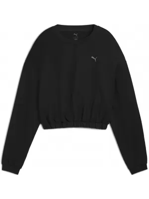 Damske trenirke PUMA W CLOUDSPUN CREW 52746101 PUMA ČRNA