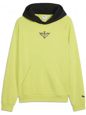 Moški pulover PUMA MELO ALWAYZ ON 1 HOODIE 63075205 LIMONIN SHERBERT