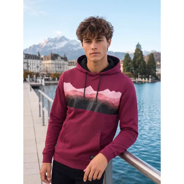  Moška jopica ALTISPORT GORO BURGUND 