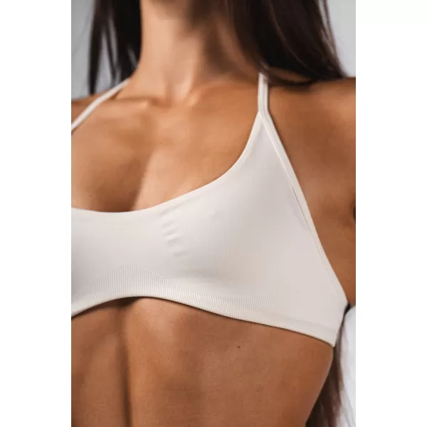  Brezšivni dvižni športni modrček FLOW SEAMLESS 495 CREAM Nebbia 