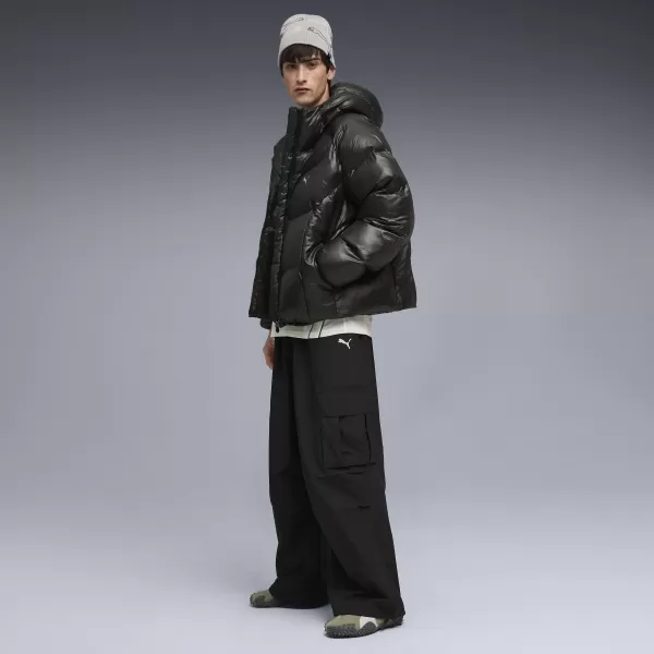  Moška jakna PUMA TECH-X PUFFER JACKET 63216201 ČRNA PUMA 