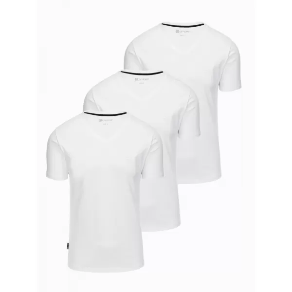  Moška majica OMBRE Z100 BELA/BELA/BELA 