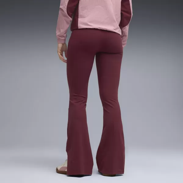  Ženske pajkice PUMA HER HIGH-WAIST FLARED LEGGINGS 68815696 RUBINASTI ŠIMER 