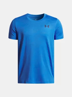 Fantovska majica s kratkimi rokavi UNDER ARMOUR UA TECH VENT JCQRD SS 1390019-402 MODRA