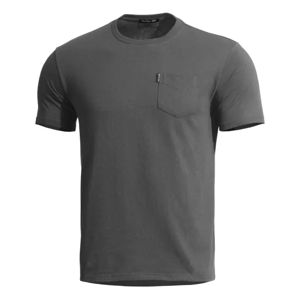 Majica s kratkimi rokavi PENTAGON AGERON T-SHIRT WITH POCKET K09012 VOLK/SIV 