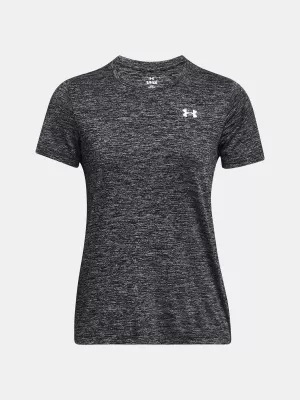 Ženska majica s kratkimi rokavi UNDER ARMOUR TECH SSC- TWIST 1384230-001 ČRNA