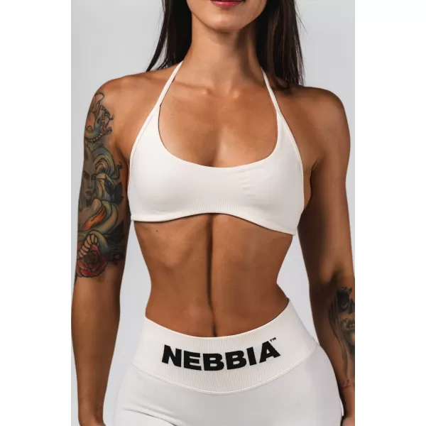  Brezšivni dvižni športni modrček FLOW SEAMLESS 495 CREAM Nebbia 