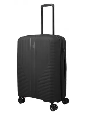 Kovček TRAVELITE Air Stripe M ČRNA