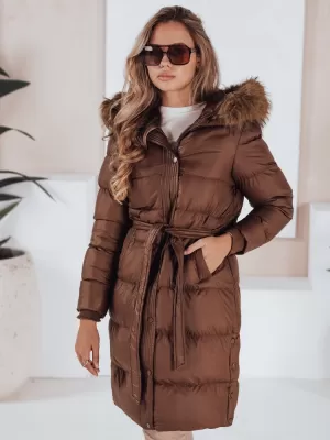 Ženska jakna DSTREET TY5009 RJAVA