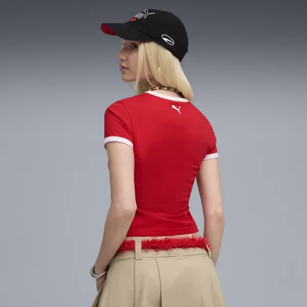  Ženska majica s kratkimi rokavi PUMA FUTURE ZA VSE ČASE RDEČE 