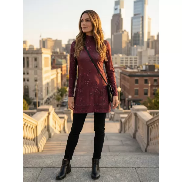  Turtleneck ALTISPORT GWENITH BURGUND 