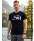 Moška majica s kratkimi rokavi ALTISPORT ALM193129 ČRNA