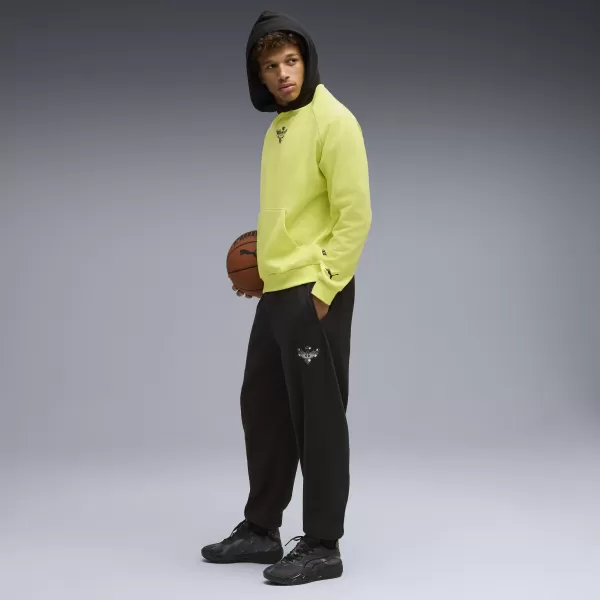  Moški pulover PUMA MELO ALWAYZ ON 1 HOODIE 63075205 LIMONIN SHERBERT 