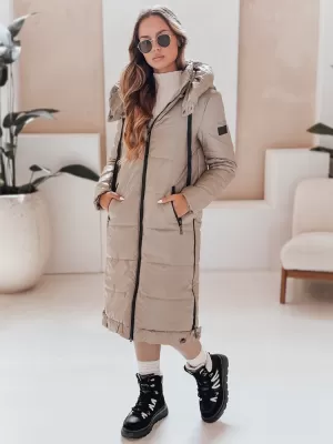 Ženski plašč DSTREET TY5026 BEŽ
