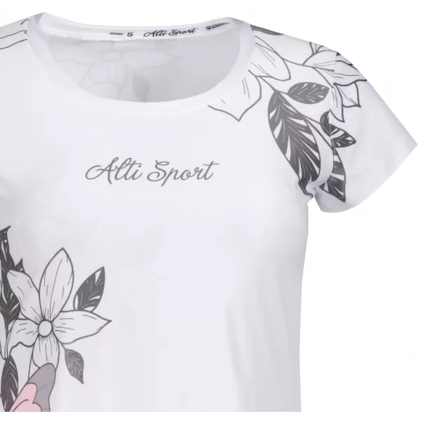  Vrhunska ženska majica za prosti čas ALTISPORT VOJ/ALW119TR06 BELA 