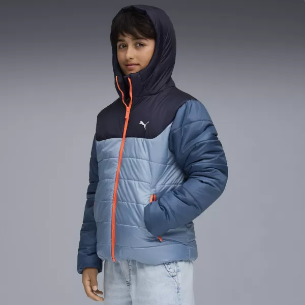  Jakna PUMA ESS HOODED PADDED JACKET 68522634 KUL MODRA 