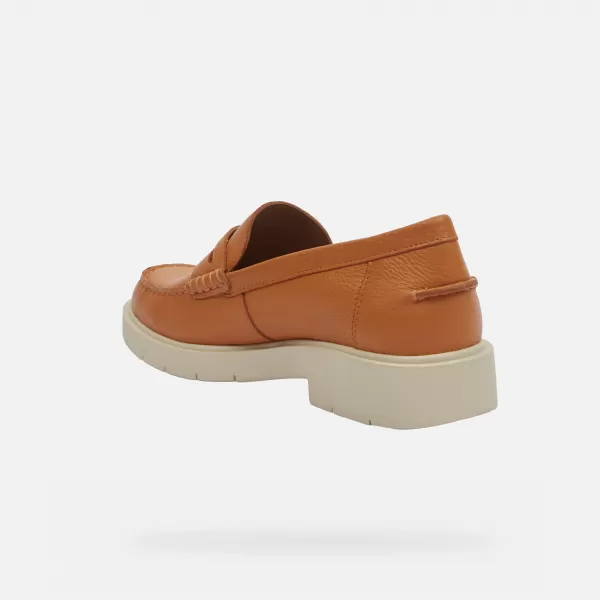  Ženski mokasini GEOX SPHERICA EC1 G000459 RJAVA 