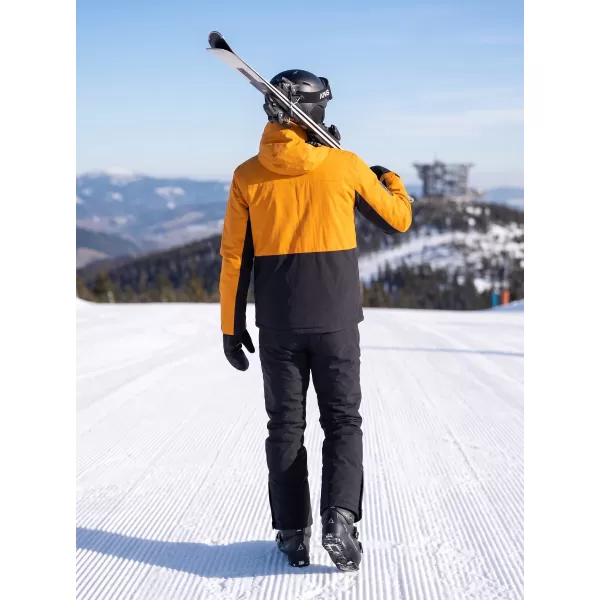  Moška zimska jakna ALTISPORT GALLANT GORČICA 