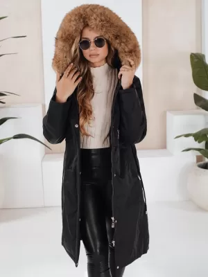 Ženska parka DSTREET TY5110 ČRNA
