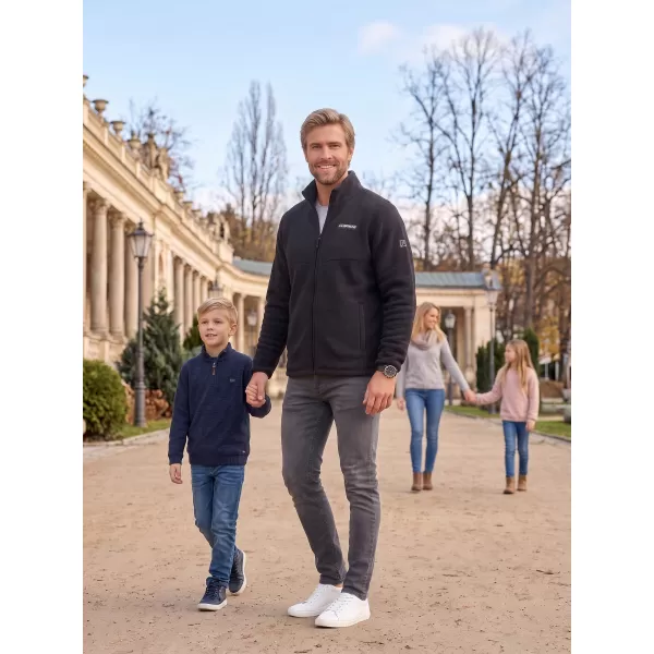  Moški pulover iz flisa ALTISPORT OMAL ČRNA 