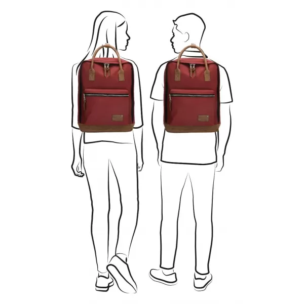  Nahrbtnik ENRICO BENETTI SANTIAGO NOTEBOOK BACKPACK 17 L BORDO 