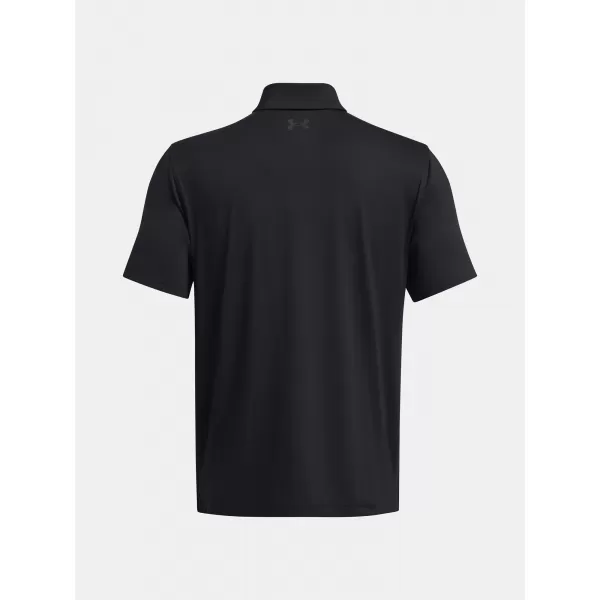  Moška majica s kratkimi rokavi UNDER ARMOUR UA T2G POLO LB 1383255-001 ČRNA 