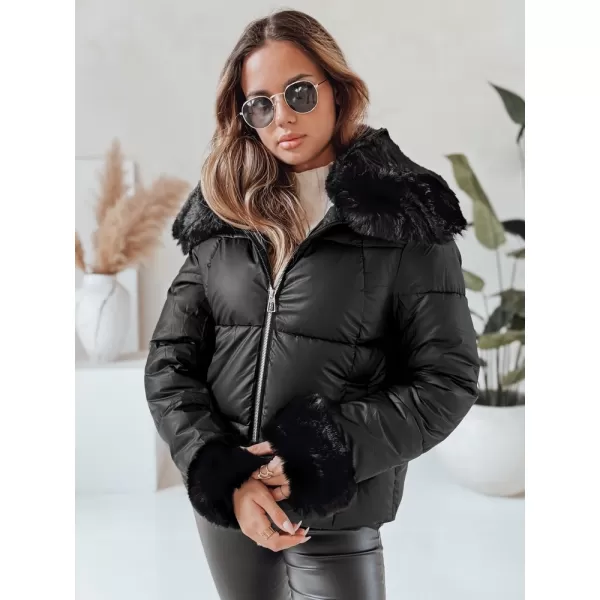  Ženska jakna DSTREET TY5067 ČRN 