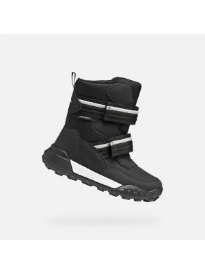 Fantovski gležnjarji GEOX TREKKYUP ABX J56MBB050FUC9999 ČRNA