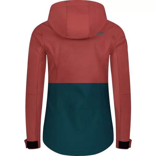  Ženski softshell anorak NORDBLANC NBWSL8275 RDEČA/ZELENA 