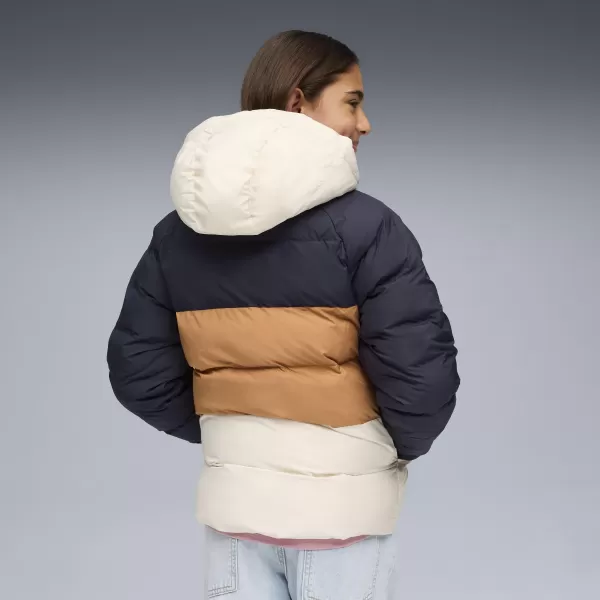  Otroška jakna PUMA SYNTHETIC HOODED PUFFER JACKET 68840416 NOVA MORNARICA 