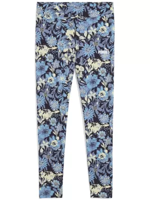 Gamaše PUMA ESS NATURE 2 0 AOP LEGGINGS 68808034 KUL MODRA