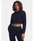 Ženski pulover UNDER ARMOUR ICON TERRY VARSITY CREW MODRA