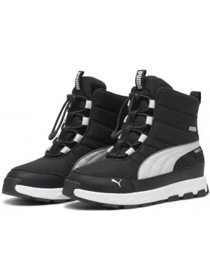 Škornji PUMA EVOLVE BOOT PURETEX JR 39264702 PUMA ČRNA/PEPEL SIVA/BELA