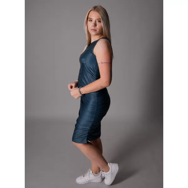  Ženska premium obleka ALTISPORT VOJ/ALW047SAT03 MODRA 