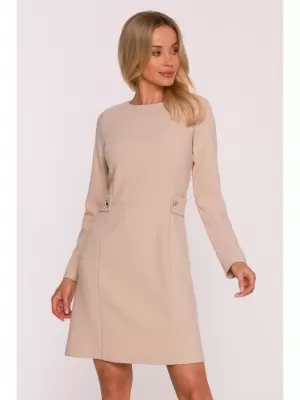 Obleka STYLOVE S419 BEŽ