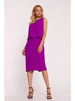 Obleka STYLOVE S422 SIVKA