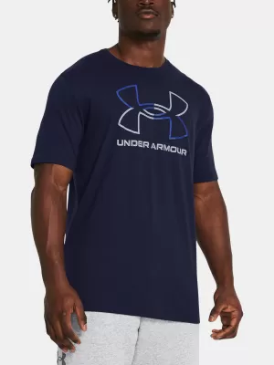 Moška majica s kratkimi rokavi UNDER ARMOUR UA GL FOUNDATION UPDATE SS 1382915-410 MODRA