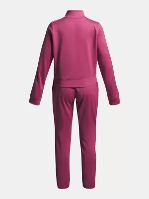Komplet za punčko UNDER ARMOUR UA ICON KNIT CROP TRACKSUIT 1386528-659 RDEČA