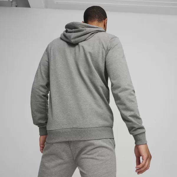  Jakna PUMA TEAMGOAL CASUALS HOODED JACK 658595_33 SREDNJA SIVA HEATHER/BELA 