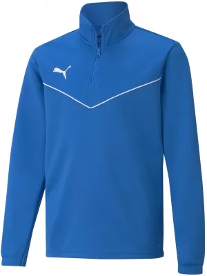 T -majica PUMA TEAMRISE 1/4 ZIP TOP JR 657395_02 ELEKTRIČNA MODRA LIMONADA