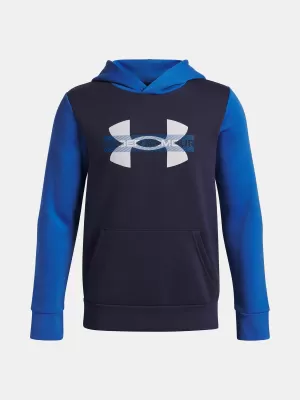 Fantovski pulover UNDER ARMOUR UA RIVAL FLC CBLCK GRPHC HD 6004994-402 MODRA